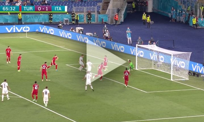 Immobile strzela gola na 2-0 z Turcją! [VIDEO]